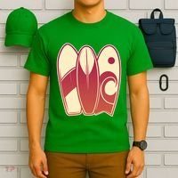 Retro Surfboard Surfing T-Shirt thumb 6