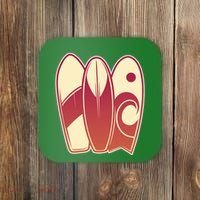 Retro Surfboard Surfing Coaster thumb 0