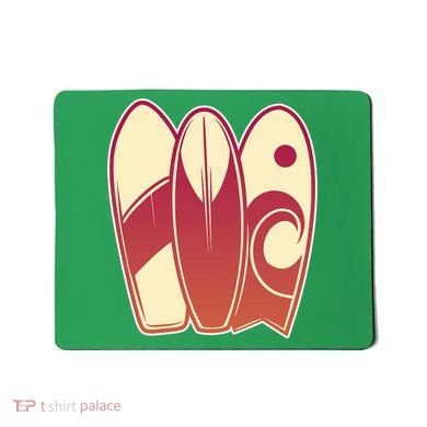 Retro Surfboard Surfing Mousepad