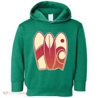 Retro Surfboard Surfing Toddler Hoodie thumb 0
