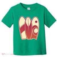 Retro Surfboard Surfing Toddler T-Shirt thumb 0