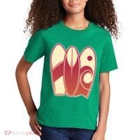 Retro Surfboard Surfing Kids T-Shirt thumb 2