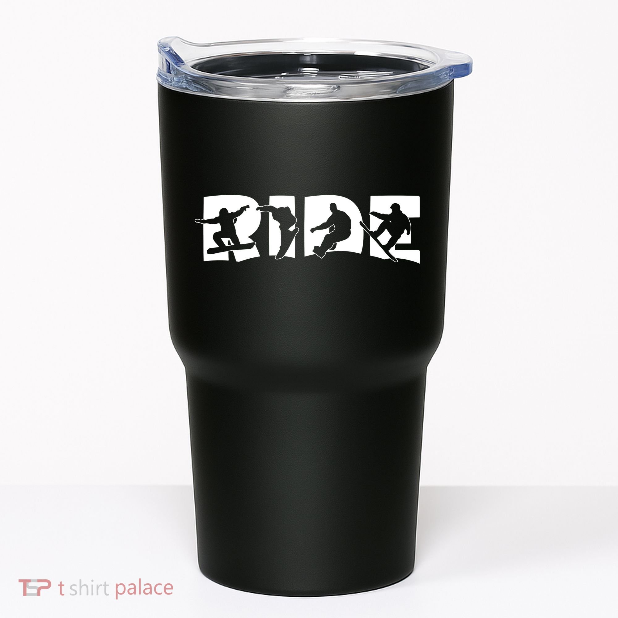 RIDE Snowboard, Snowboarder, Christmas Snowboarding Pullover Tumbler