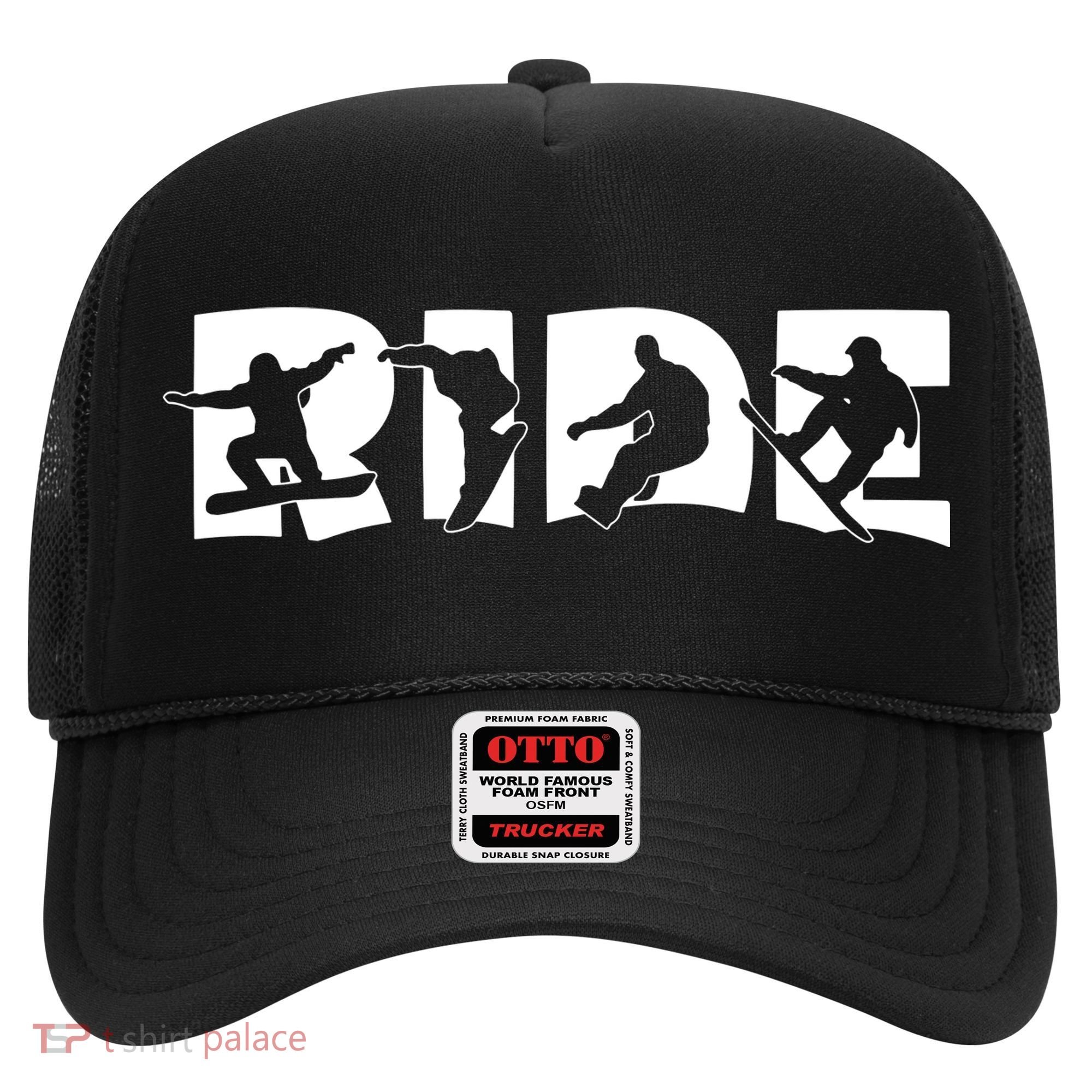 RIDE Snowboard, Snowboarder, Christmas Snowboarding Pullover Hat