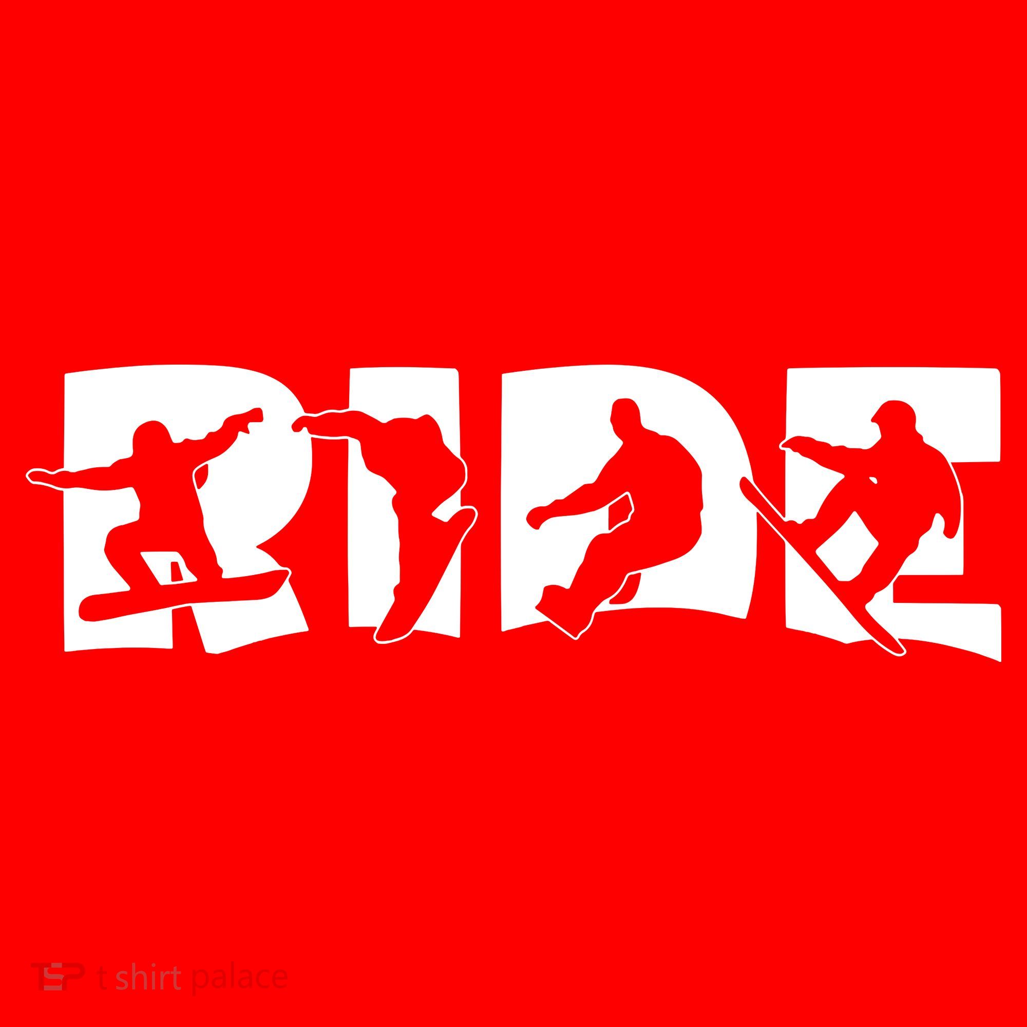 RIDE Snowboard, Snowboarder, Christmas Snowboarding Pullover Santa Hat