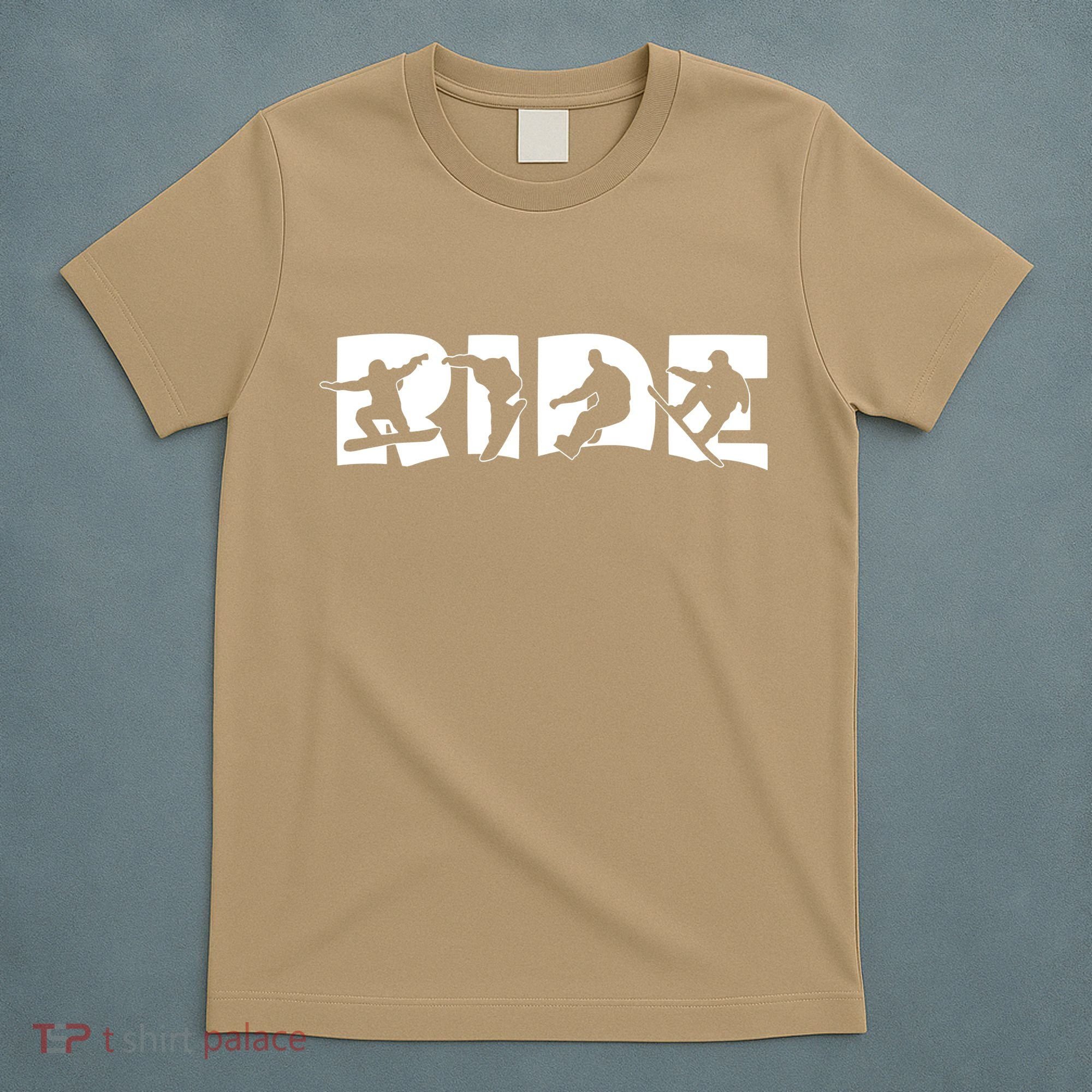 RIDE Snowboard, Snowboarder, Christmas Snowboarding Pullover T-Shirt