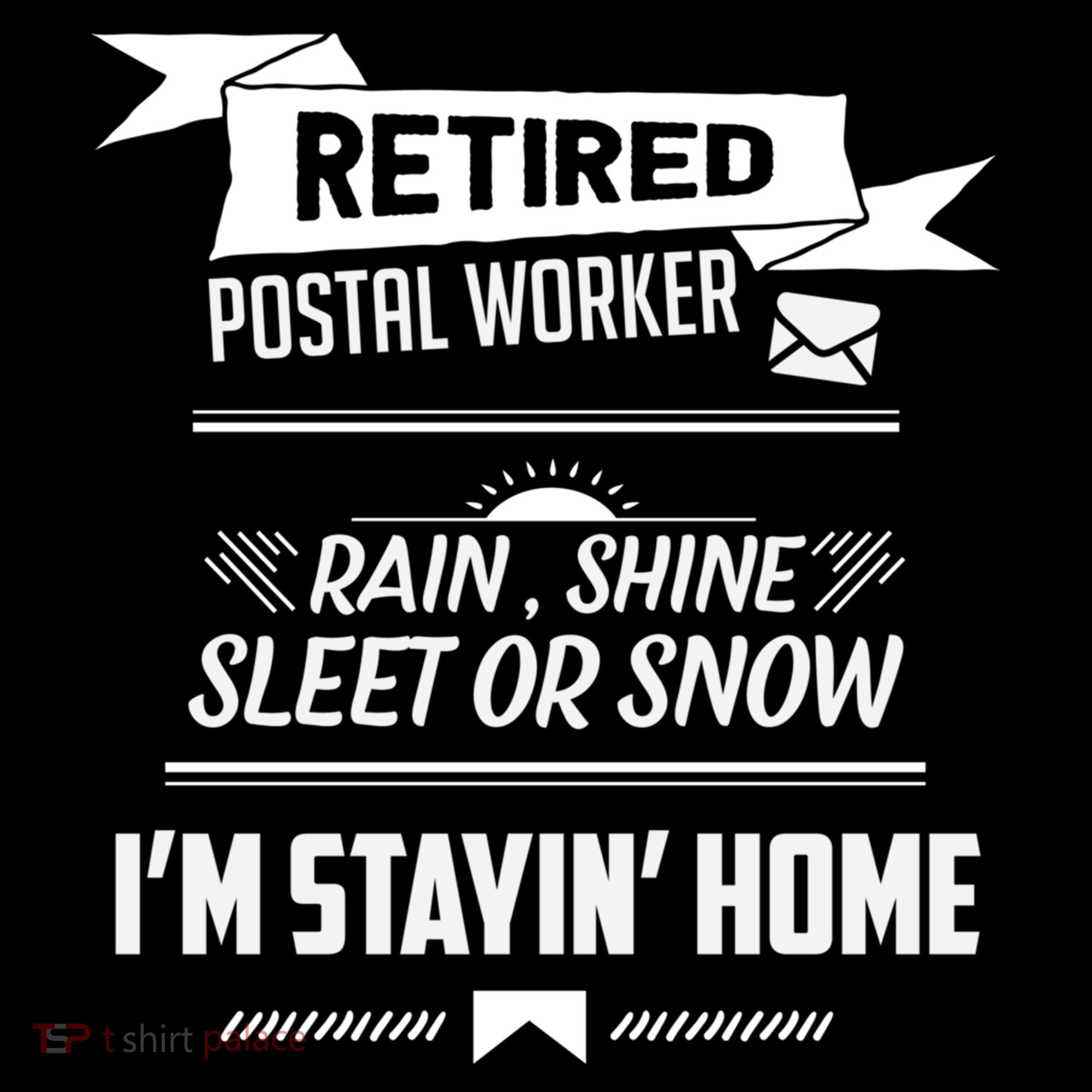 Rain Shine Sleet Funny Retired Postal Worker Mailman Gift Backpack