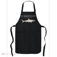 Retro St. Simons Island Ga Shark Apron thumb 0