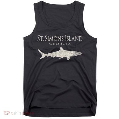 Retro St. Simons Island Ga Shark Tank Top