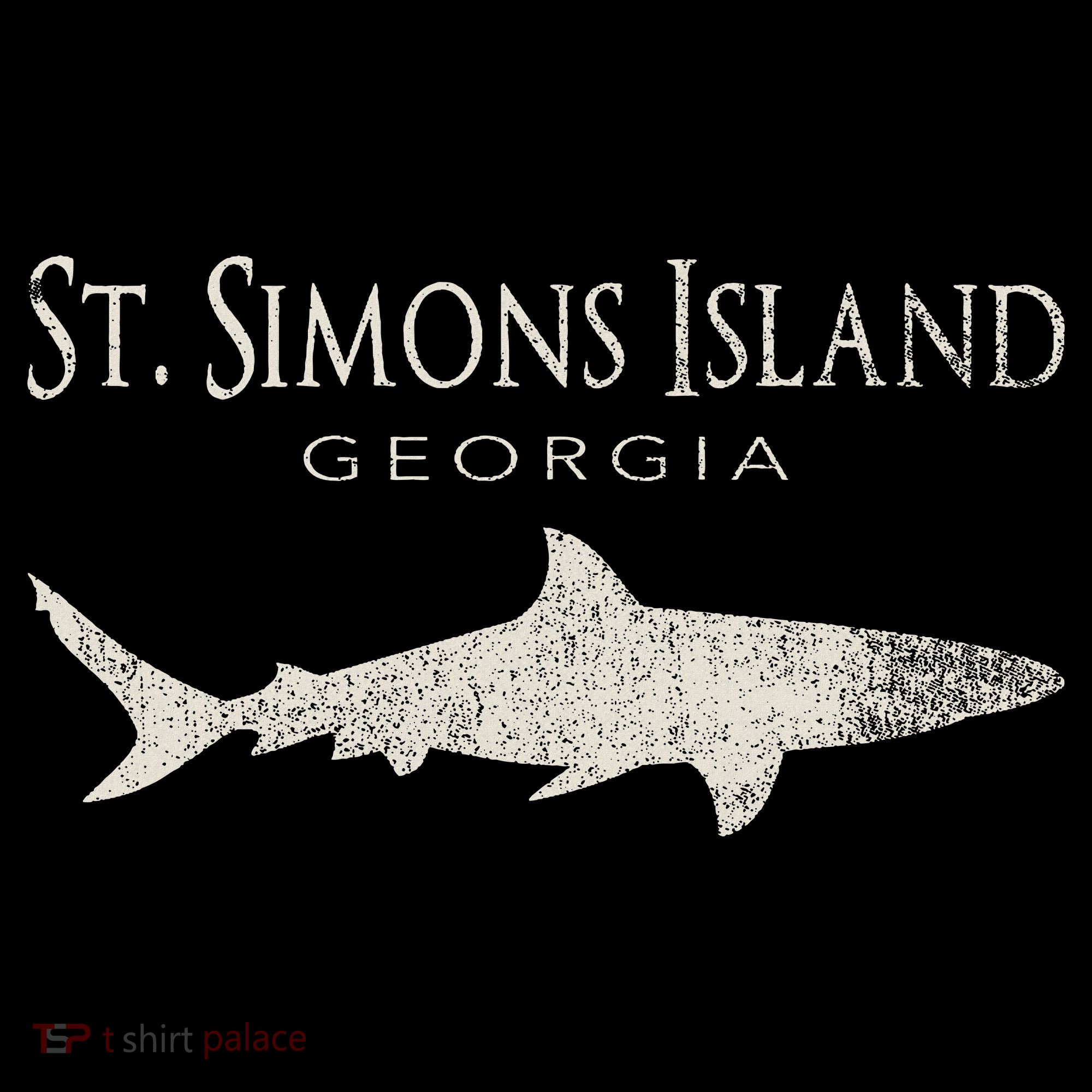 Retro St. Simons Island Ga Shark Tank Top