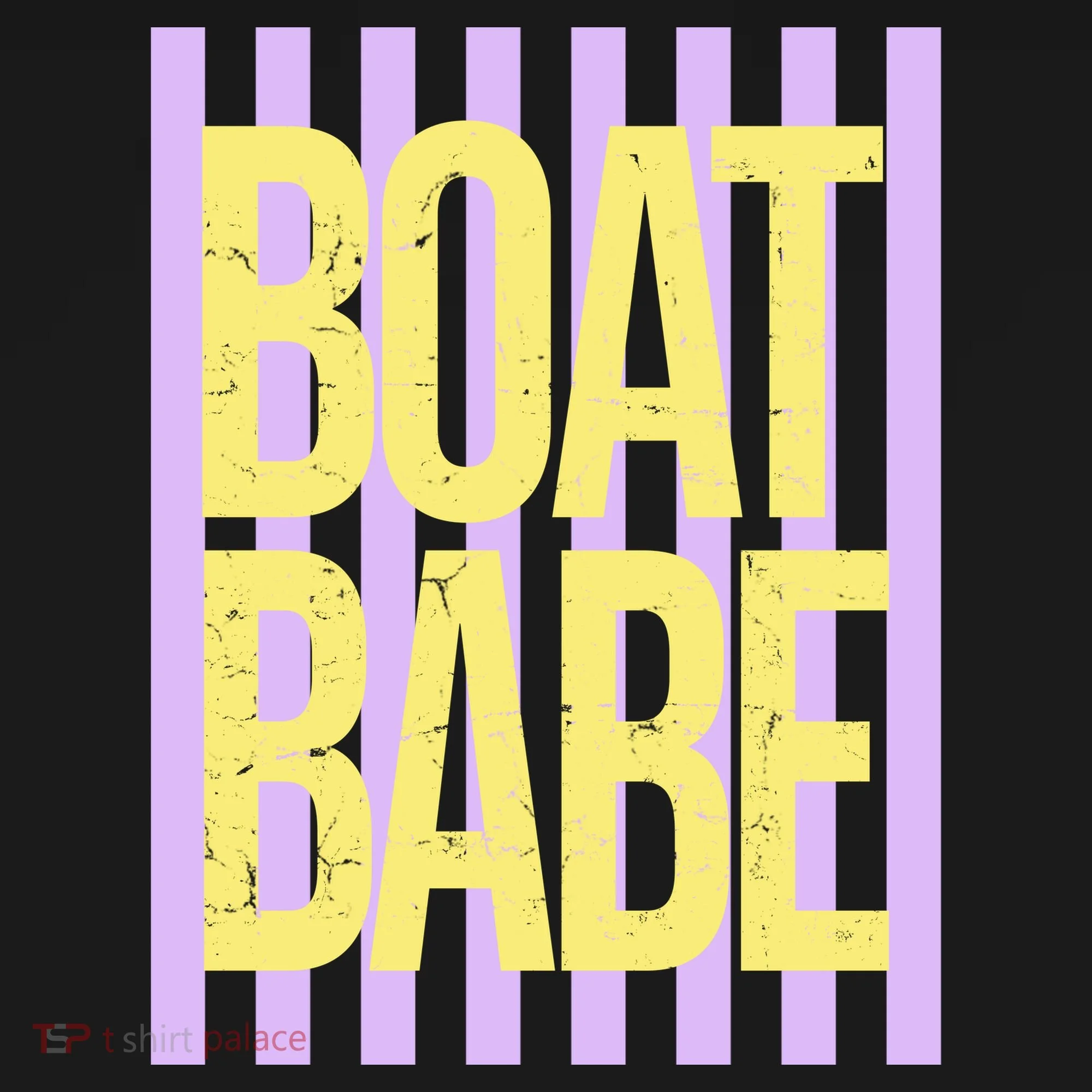 Retro Stripes Sunshine Boat Babe Doggie Tank