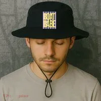 Retro Stripes Sunshine Boat Babe Bucket Hat thumb 2