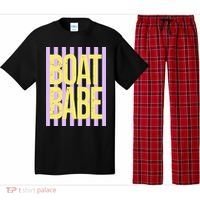 Retro Stripes Sunshine Boat Babe Pajama Set thumb 0