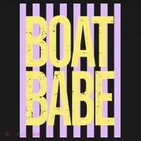 Retro Stripes Sunshine Boat Babe Women's Long Sleeve Shirt thumb 2