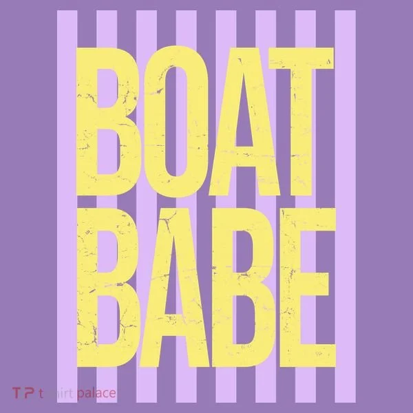 Retro Stripes Sunshine Boat Babe Baby Bodysuit