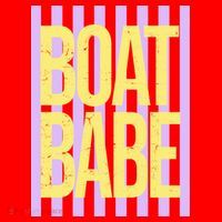 Retro Stripes Sunshine Boat Babe Santa Hat thumb 1