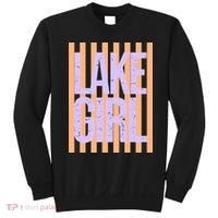 Retro Stripes Sunshine Lake Girl Sweatshirt thumb 0