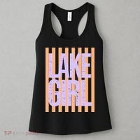 Retro Stripes Sunshine Lake Girl Women's Tank Top thumb 3