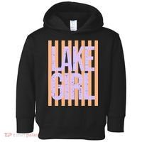 Retro Stripes Sunshine Lake Girl Toddler Hoodie thumb 0
