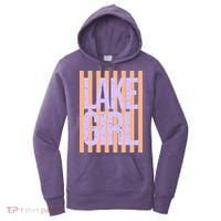Retro Stripes Sunshine Lake Girl Women's Hoodie thumb 0