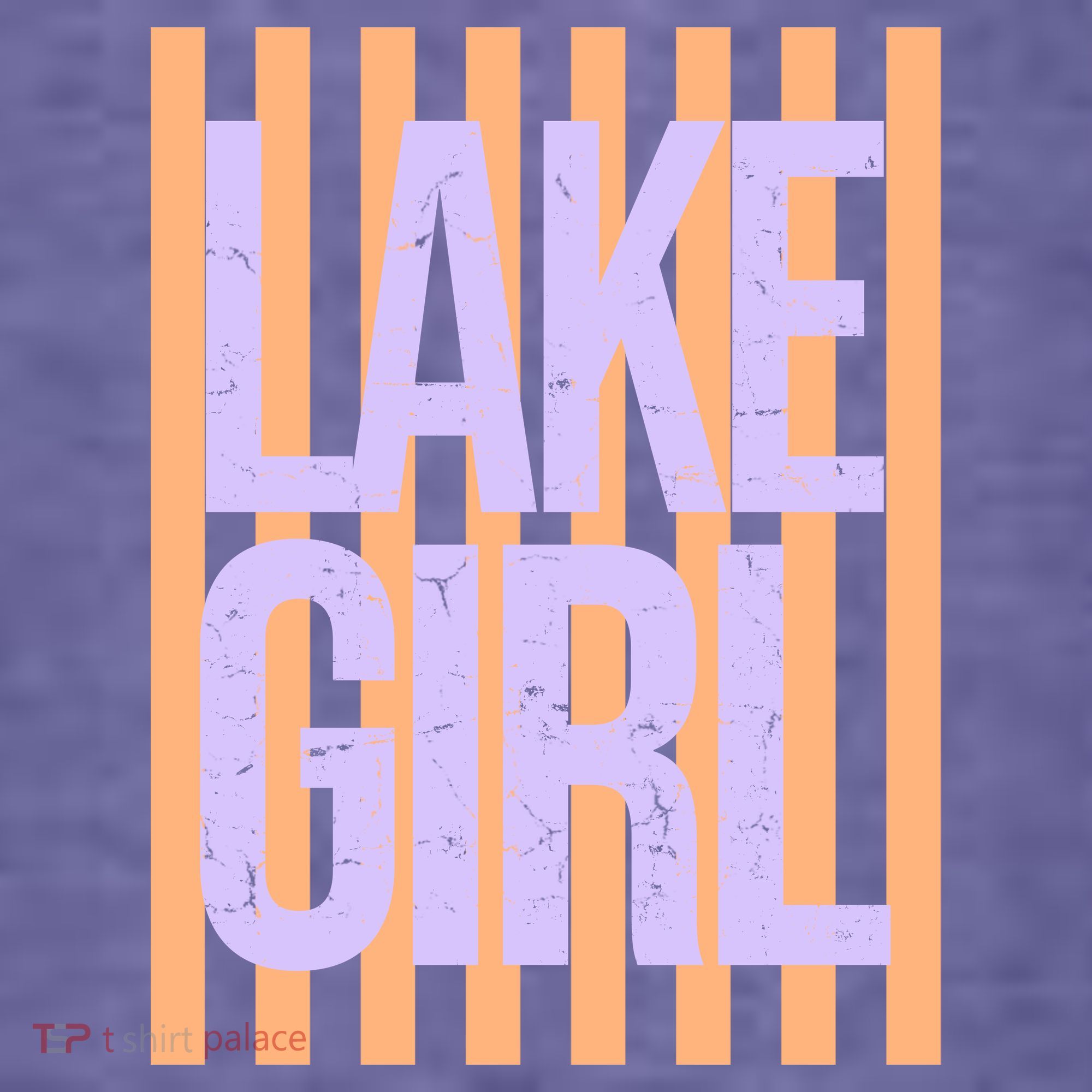 Retro Stripes Sunshine Lake Girl Women's T-Shirt