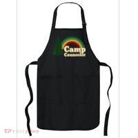 Retro Summer Staff Rainbow Camp Counselor Pine Tree Gift Apron thumb 0