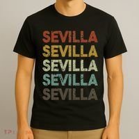 Retro Sevilla Spain 80s Style T-Shirt thumb 3