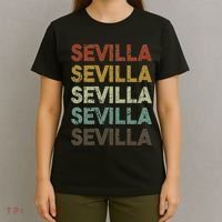 Retro Sevilla Spain 80s Style T-Shirt thumb 4