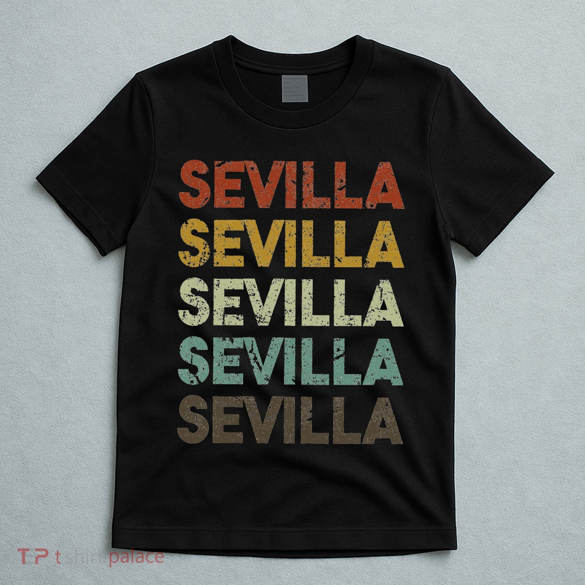 Retro Sevilla Spain 80s Style T-Shirt
