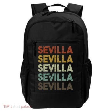 Retro Sevilla Spain 80s Style Backpack