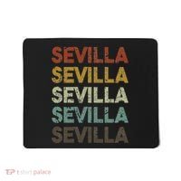 Retro Sevilla Spain 80s Style Mousepad thumb 0