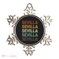Retro Sevilla Spain 80s Style Ornament thumb 0