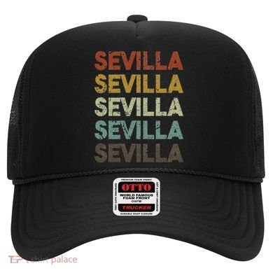 Retro Sevilla Spain 80s Style Hat