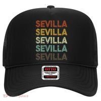 Retro Sevilla Spain 80s Style Hat thumb 0