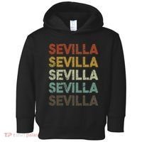 Retro Sevilla Spain 80s Style Toddler Hoodie thumb 0