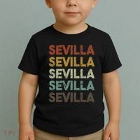 Retro Sevilla Spain 80s Style Toddler T-Shirt thumb 2