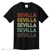Retro Sevilla Spain 80s Style Kids T-Shirt thumb 0