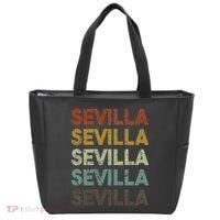 Retro Sevilla Spain 80s Style Tote Bag thumb 0
