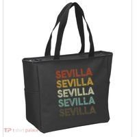 Retro Sevilla Spain 80s Style Tote Bag thumb 2