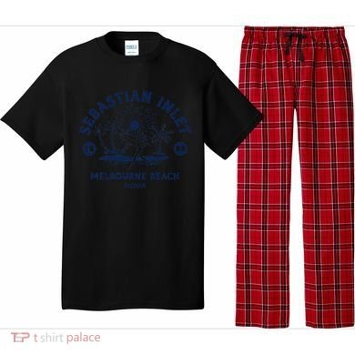 Retro Surfing Sebastian Inlet Melbourne Beach Florida Surf Pajama Set