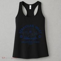 Retro Surfing Sebastian Inlet Melbourne Beach Florida Surf Women's Tank Top thumb 3