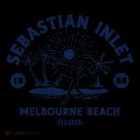 Retro Surfing Sebastian Inlet Melbourne Beach Florida Surf Women's Tank Top thumb 5
