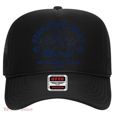 Retro Surfing Sebastian Inlet Melbourne Beach Florida Surf Hat