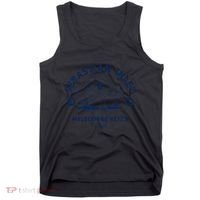Retro Surfing Sebastian Inlet Melbourne Beach Florida Surf Tank Top thumb 0