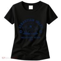 Retro Surfing Sebastian Inlet Melbourne Beach Florida Surf Women's T-Shirt thumb 0