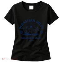 Retro Surfing Sebastian Inlet Melbourne Beach Florida Surf Women's T-Shirt thumb 0