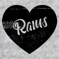 Rams School Sports Fan Team Spirit Cute Heart Kids Hoodie thumb 2