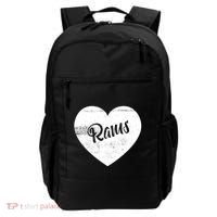 Rams School Sports Fan Team Spirit Cute Heart Backpack thumb 0