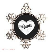 Rams School Sports Fan Team Spirit Cute Heart Ornament thumb 0