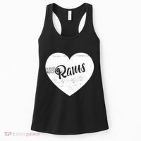 Rams School Sports Fan Team Spirit Cute Heart Women's Tank Top thumb 0